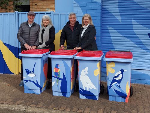 Birdie Bins by Max N B in Adelaide