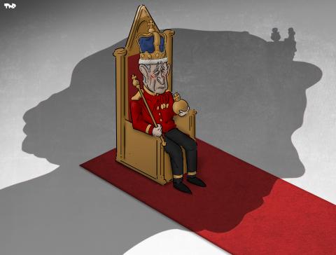 Cartoon about King Charles III