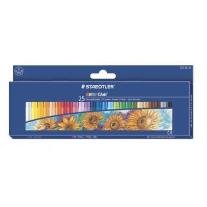 Staedtler Noris Club Oil Pastels Box Of 25 241 Nc25