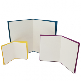 Natural White Paper Pearlised inserts for Card Blanks 120gsm