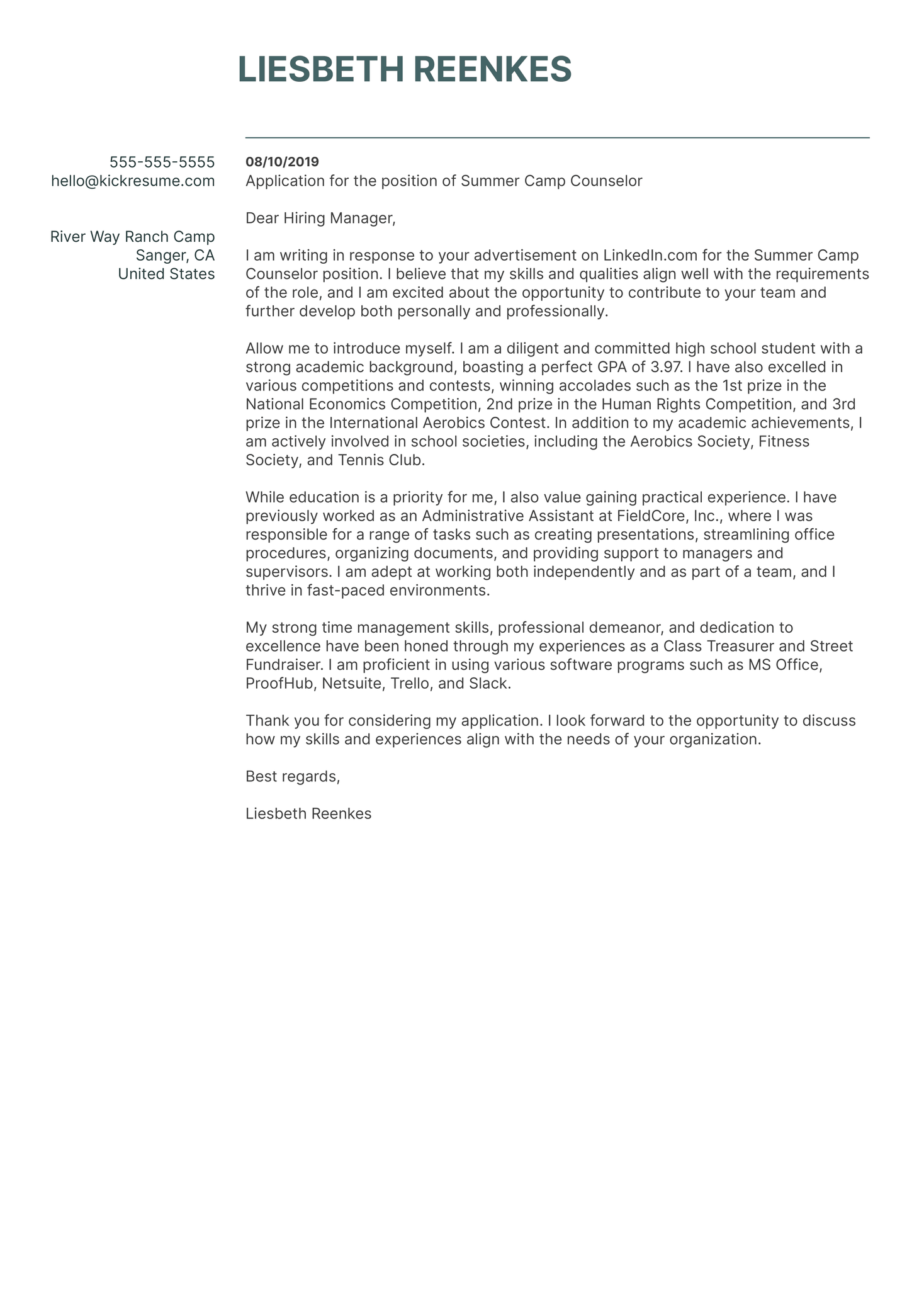 Student Cover Letter Sample from s3-eu-west-1.amazonaws.com