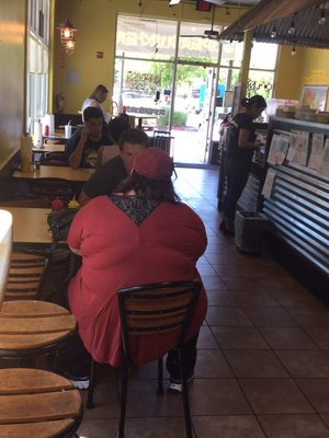 Photo of Superburger - Santa Rosa, CA, US. Dining room