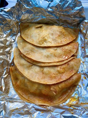 Photo of Tacos De Canasta Jalisco - Reno, NV, US. Orden de 4 chicharon prensado $9.00