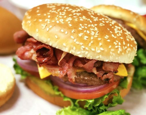 Photo of Super Burger - Clovis, CA, US. Pastrami burger