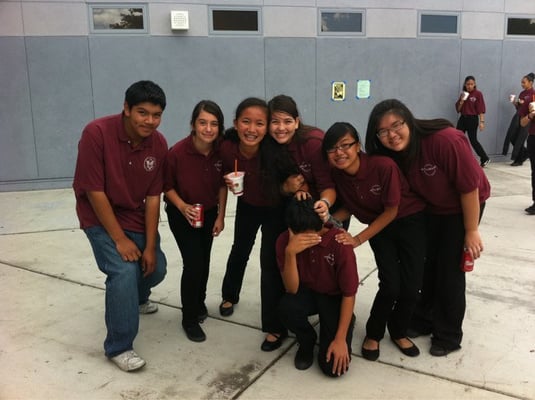 Photo of Columbia Middle School - Sunnyvale, CA, US. Happy CMS Kids