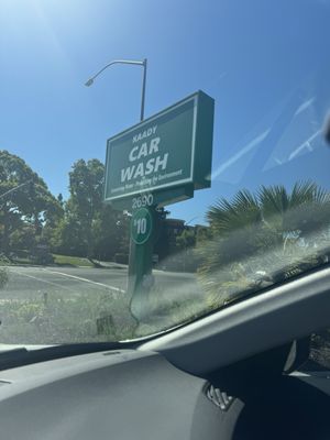 Photo of Kaady Car Wash - Mountain View, CA, US. Sign 9/3/24