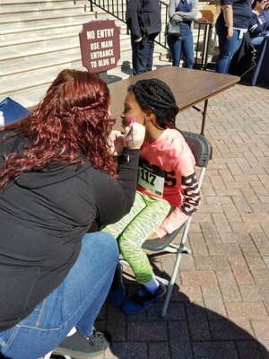 Photo of Virginia Beach Court - Virginia Beach, VA, US. Free face painting at Pinwheel Palooza