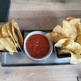 Awesome salsa and fresh chips