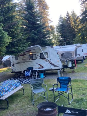 Photo of Cougar Rv Park & Campground - Cougar, WA, US. Lots of space on site 8.