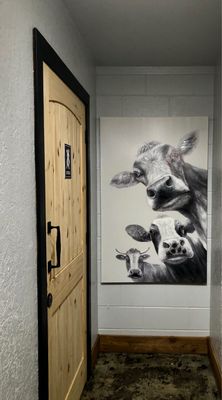 Photo of Snookies Craft Kitchen - Scotland, TX, US. Cute cows