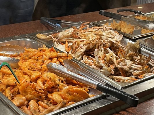 Photo of New China Buffet III - Birmingham, AL, US. Shrimp and fried crab