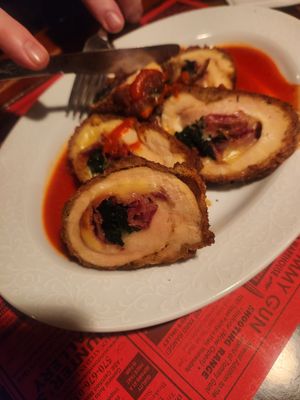 Photo of Old Rangers Inn - Greentown, PA, US. a plate of food on a table