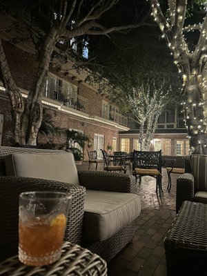 Photo of Horton Grand Hotel - San Diego, CA, US. Courtyard is cool, bar is chill, hotel is old. If your into old hotels it's fine. Rooms look out dated but not that elstagic old vibe.