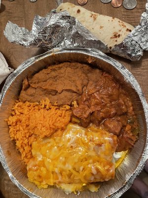 Photo of Taqueria El Mexicano Grill - Waco, TX, US. 12. Platillo El Coronel. Was decent. Liked the carne on the side the best. The enchiladas rice & beans adequate.