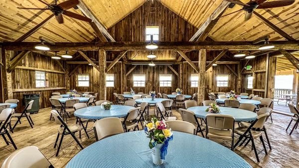 Photo of Dull’s Tree Farm - Thorntown, IN, US. Feed Barn where lunch is served