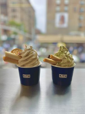 Photo of KITH Treats - New York, NY, US. The Teapot (left) and The Uji (right) soft serves