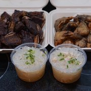 Let's eat ohh-wee Dinner time (Pipikaula, Chickej long rice & Fried Butterfish Collar) *2/24/22