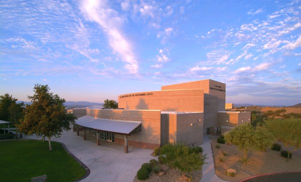 Photo of Del E Webb Center For The Performing Arts - Wickenburg, AZ, US. Aerial photo of the theatre