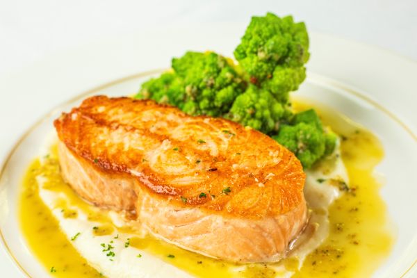 Photo of Butcher & Rose - Columbus, OH, US. Salmon Steak