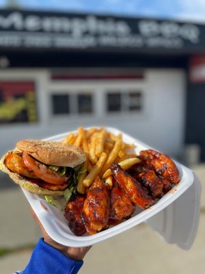 Photo of Memphis BBQ - Woodbridge, ON, CA. Smoked chicken wings