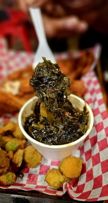 Photo of Piggybacks bbq & catfish - Lake City, SC, US. Collard greens