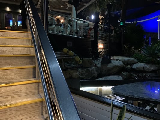 Photo of Stuart Boathouse - Stuart, FL, US. stairs leading up to the boathouse