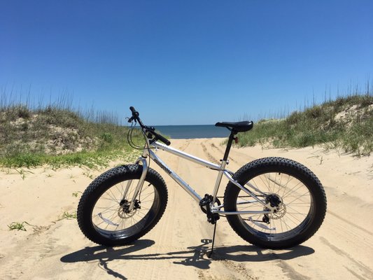 Photo of Back Bay Get Aways - Virginia Beach, VA, US. The rented big wheel bike.