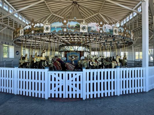 Photo of Lighthouse Point Park - New Haven, CT, US. Historic Carousel