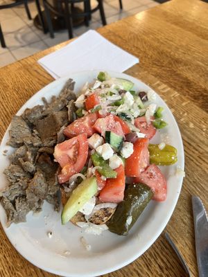 Photo of Greek American Eatery - Dickson City, PA, US. Served on bread