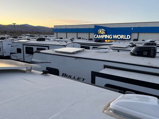 Photo of Camping World RV Sales - Golden, CO, US. Sunset in Golden