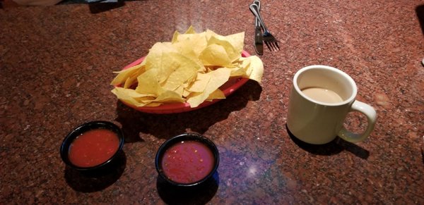 Photo of Pioneer of Texas - Wichita Falls, TX, US. Complimentary chips and salsa.