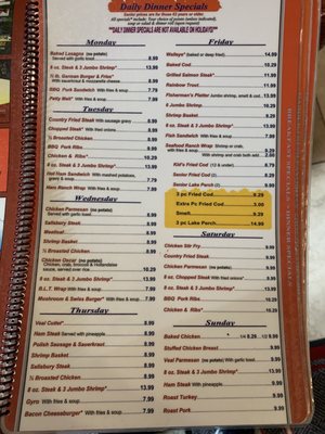 Photo of New Pine Ridge Restaurant - Merrill, WI, US. Menu