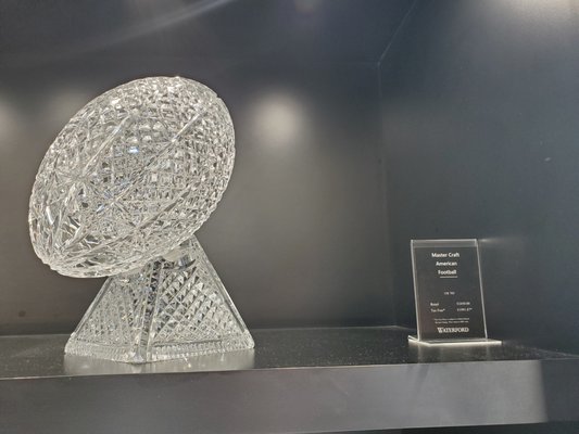 Photo of House of Waterford Crystal - Waterford, WD, IE. Waterford Superbowl Football