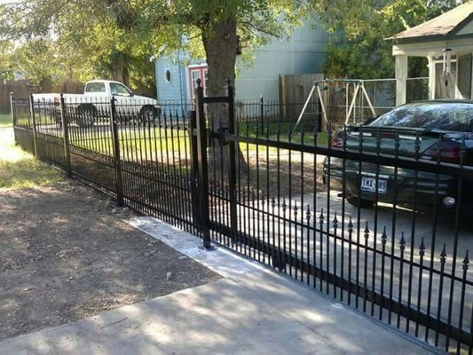 Photo of South Texas Fence - San Antonio, TX, US. Metal iron fence