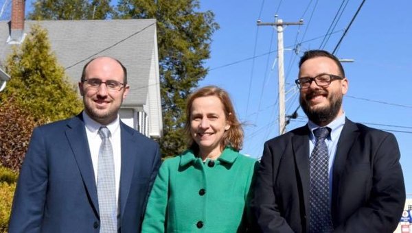 Photo of Ward Law Group - Manchester, NH, US. Attorney Ward and Attorney Smith with Mayor Joyce Craig