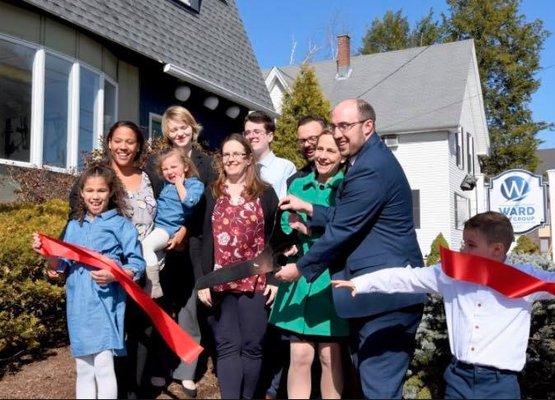 Photo of Ward Law Group - Manchester, NH, US. Attorney Ward and Attorney Smith at our opening ribbon cutting ceremony with Mayor Joyce Craig