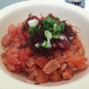 Lomi Salmon with Raw Fish