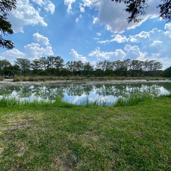 View of the river from a tree swing!