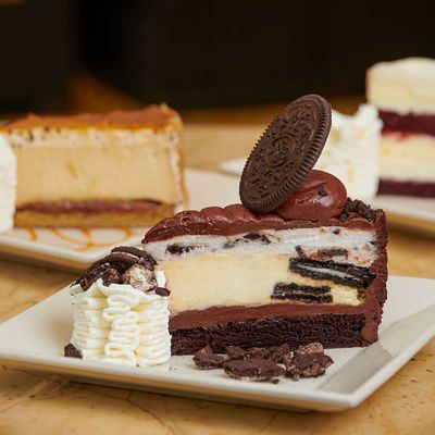 Photo of The Cheesecake Factory - Pleasanton, CA, US. a slice of cheesecake