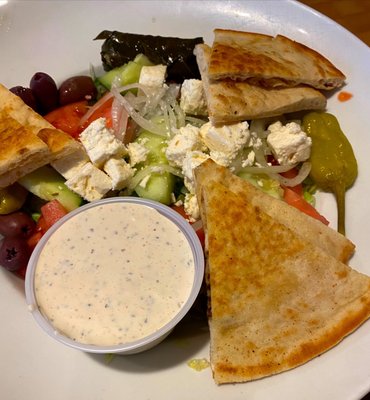 Photo of Greek American Eatery - Dickson City, PA, US. Greek Salad.