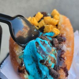 Photo of Stuffed Ice Cream - New York, NY, United States. The cookie monster