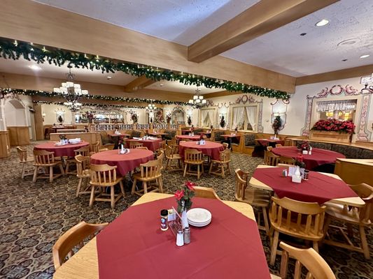 Photo of Bavarian Inn Restaurant - Frankenmuth, MI, US. Dining Room (Before Opening)