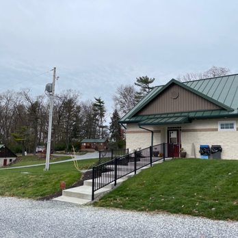 Bathhouse and office.