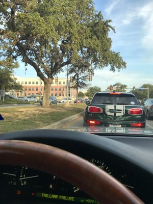 Photo of Ronald Reagan High School - San Antonio, TX, US. Waiting in line to turn ... again.