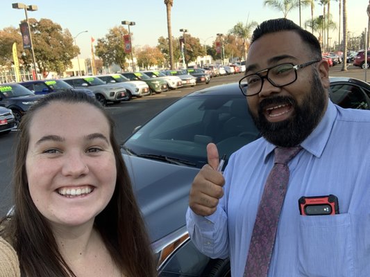 Photo of Visalia Kia - Visalia, CA, US. Sales Representative Matthew and my new car