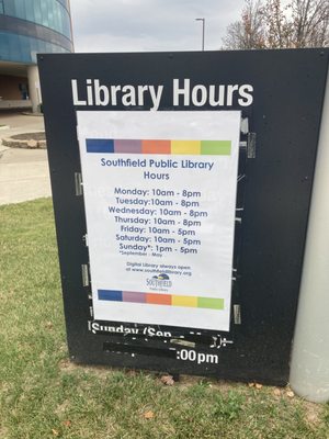 Photo of Southfield Public Library - Southfield, MI, US. Hours