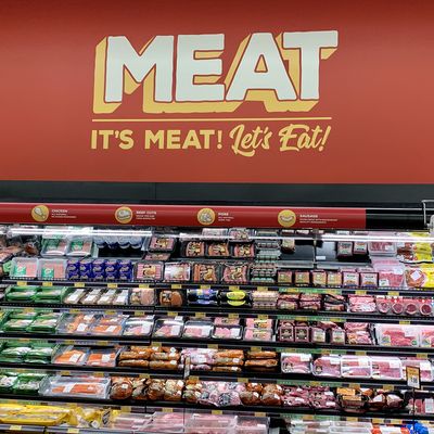 Photo of Grocery Outlet Bargain Market - Grass Valley, CA, US. meat it's meat let eat