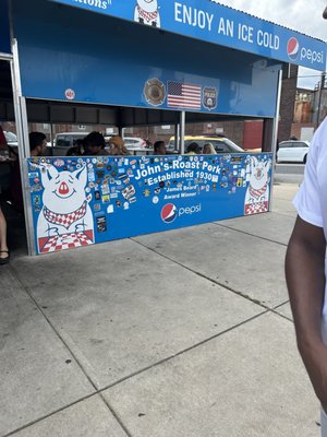 Photo of John's Roast Pork - Philadelphia, PA, US. Outside seating