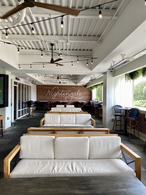 Photo of Nightingale Rooftop - Holly Springs, NC, US. Patio vibes