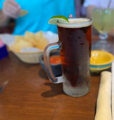 Photo of The Plaza Restaurant - Lubbock, TX, US. Tall draft beer